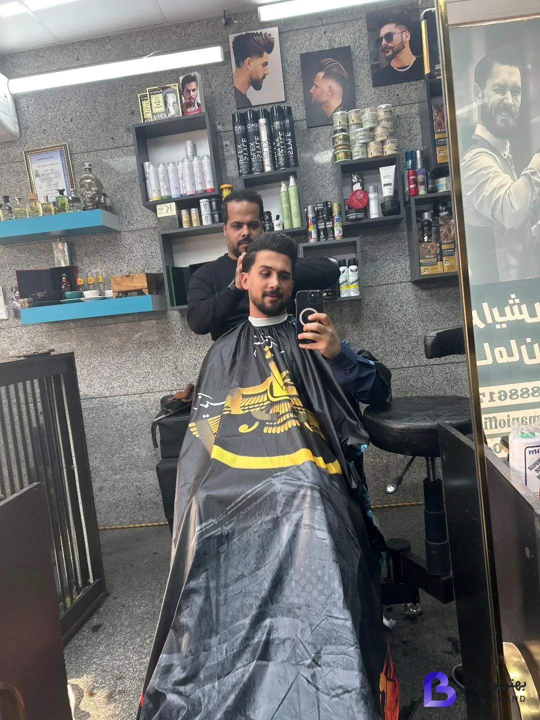 تصویر آرايشگاه مردانه سامان