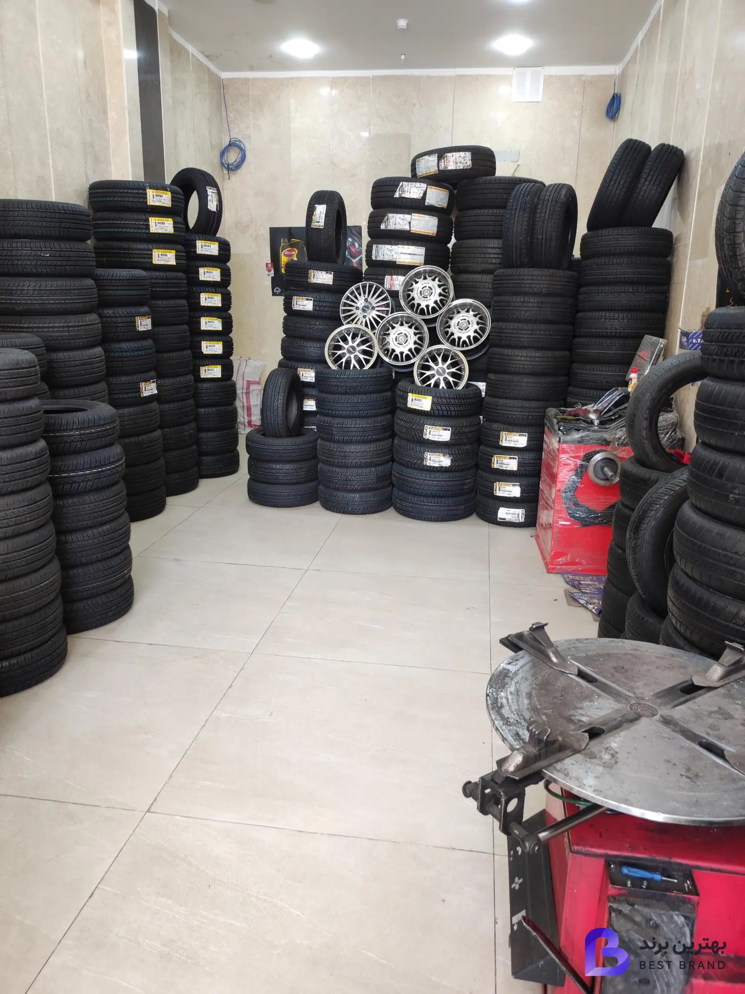 تصویر 3 از رینگ و لاستیک آس