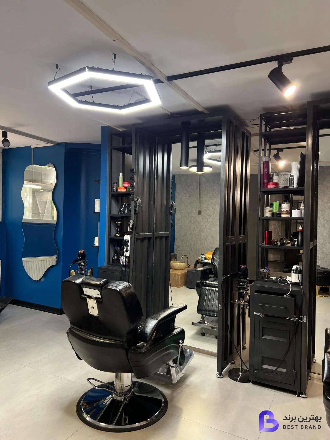 تصویر سالن آرایشگاه مردانه M-LOUNGE